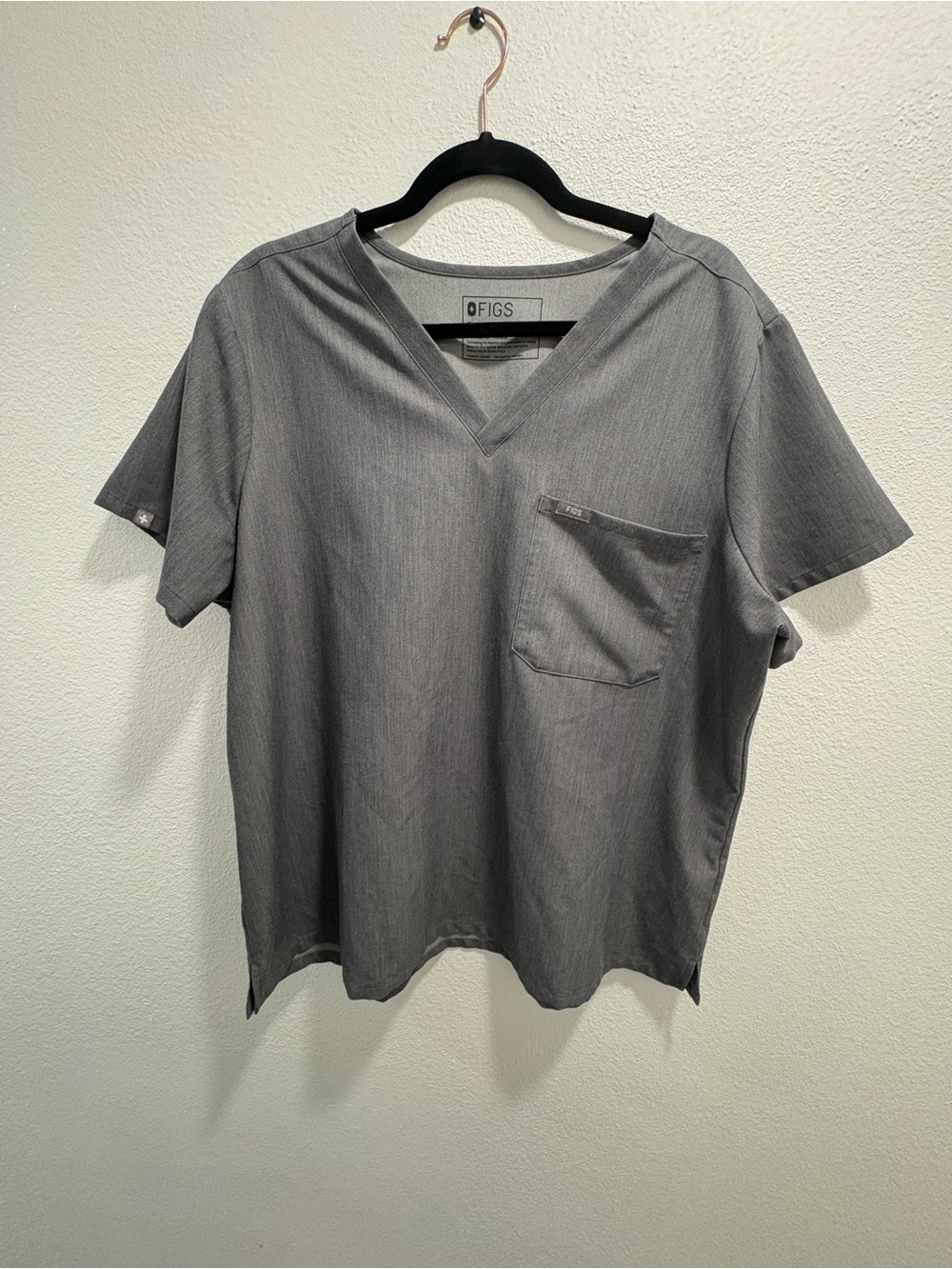 FIGS Catarina One-Pocket Scrub Top Women’s XXL - GRAPHITE